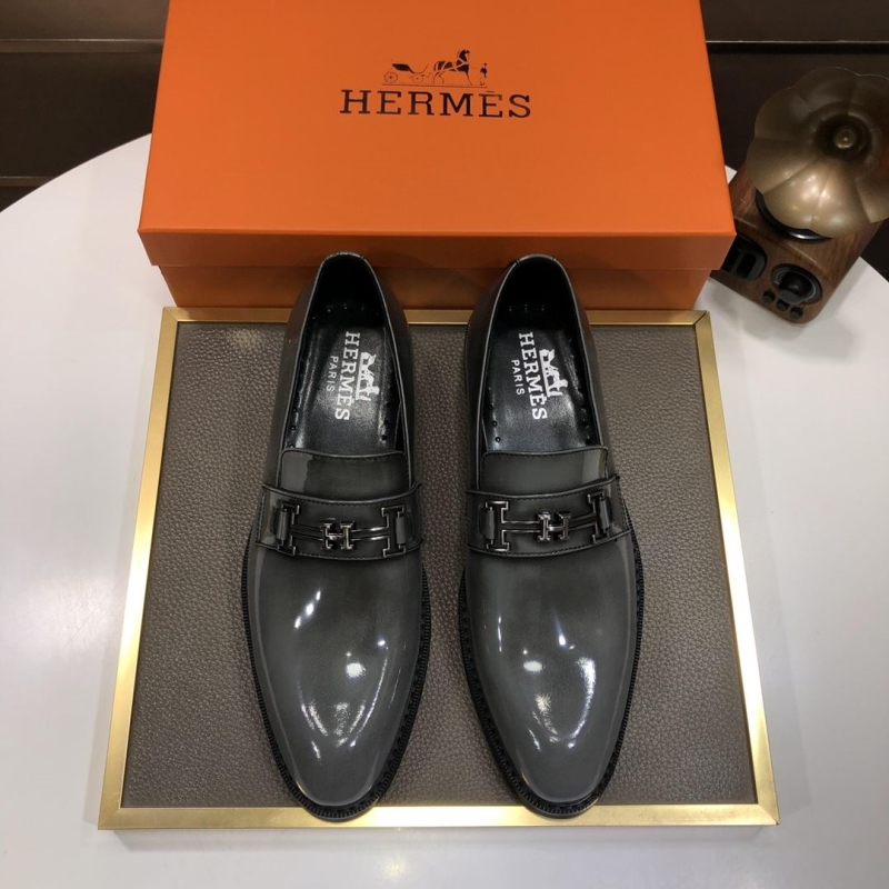 H**mes leather shoes